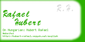 rafael hubert business card
